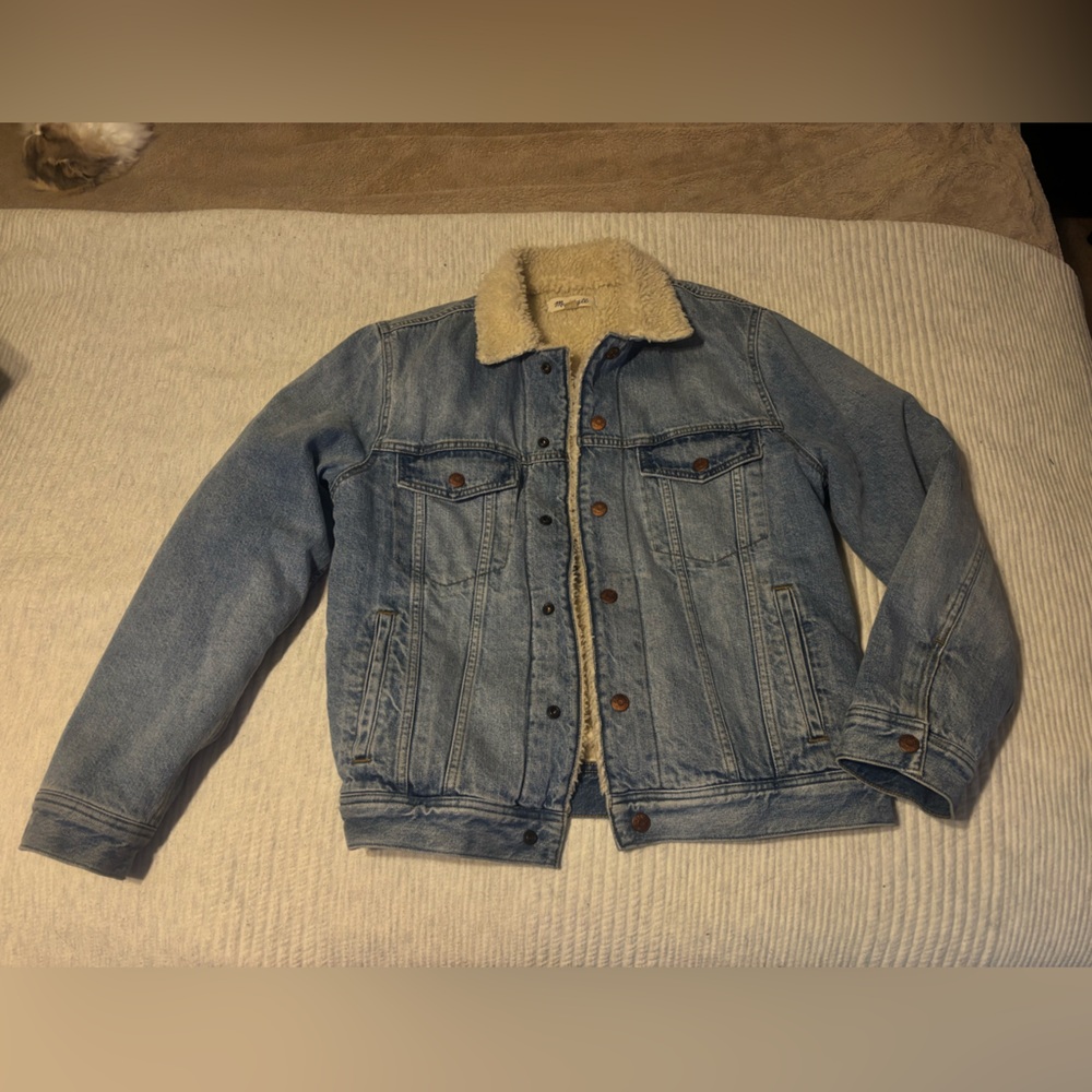 Madewell Blue Jean Sherpa Jacket